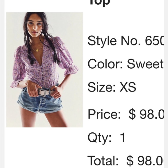 Free people top - Picture 3 of 3